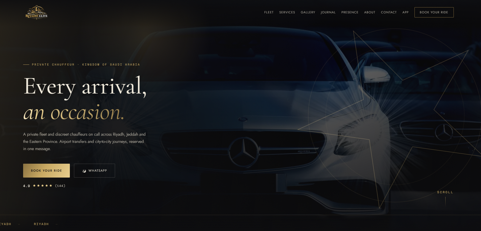 Luxury Elite Chauffeur – Premium Chauffeur Service Website