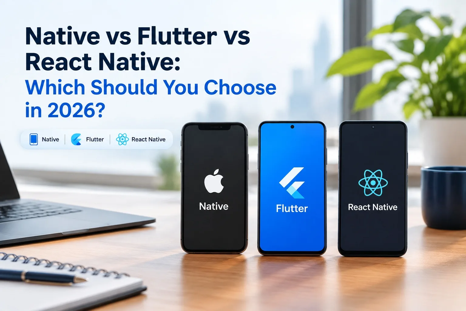 Native vs Flutter vs React Native: Which Should You Choose in 2026?